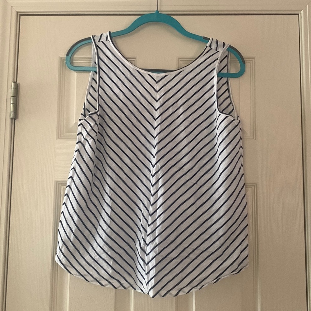Loft tie back cotton tank